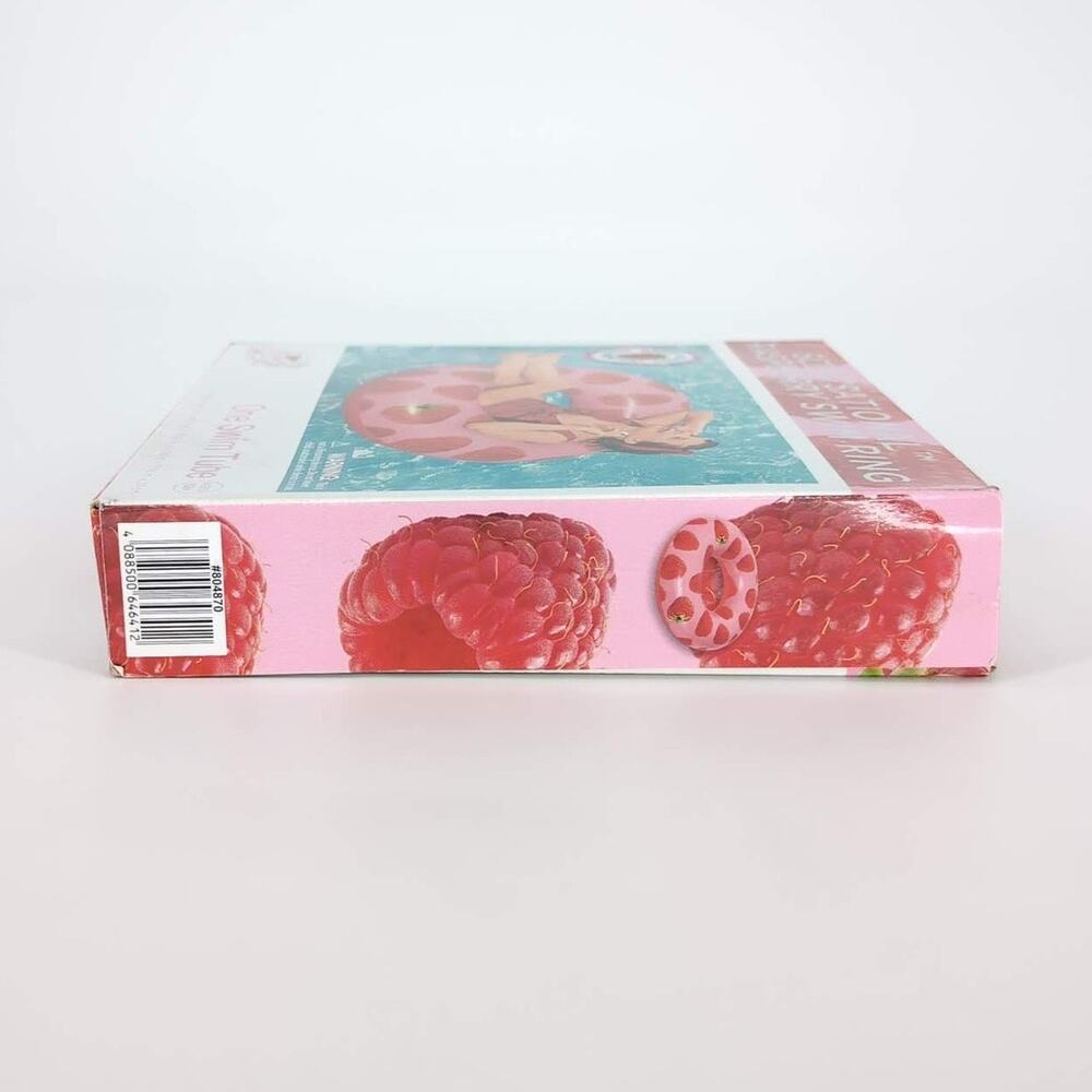 H2O Go Scentsational Raspberry Scented Inflatable Swimming Pool Ring Float - New - Picture 5 of 10